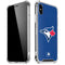 MLB Toronto Blue Jays Solid Distressed iPhone XS Max Clear Case